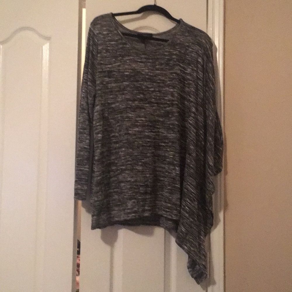 Unique Lane Bryant black and white sweater